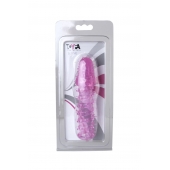 Розовая насадка с нежными шипами - 13,5 см. - Toyfa Basic - в Набережных Челнах купить с доставкой