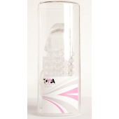 Гелевая прозрачная насадка с 2 отростками - 13 см. - Toyfa Basic - в Набережных Челнах купить с доставкой