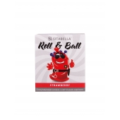 Стимулирующий презерватив-насадка Roll   Ball Strawberry - Sitabella - купить с доставкой в Набережных Челнах
