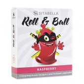 Стимулирующий презерватив-насадка Roll   Ball Raspberry - Sitabella - купить с доставкой в Набережных Челнах