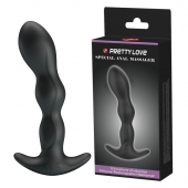 Черный анальный стимулятор простаты с вибрацией Special Anal Massager - 14,5 см. - Baile - в Набережных Челнах купить с доставкой