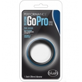 Черно-синее эрекционное кольцо Silicone Go Pro Cock Ring - Blush Novelties - в Набережных Челнах купить с доставкой