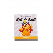 Стимулирующий презерватив-насадка Roll   Ball Banana - Sitabella - купить с доставкой в Набережных Челнах