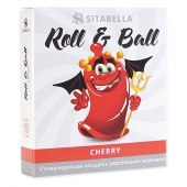 Стимулирующий презерватив-насадка Roll   Ball Cherry - Sitabella - купить с доставкой в Набережных Челнах
