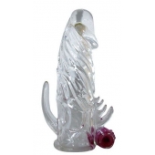 Закрытая прозрачная вибронасадка на пенис Crystal Sleeve Vibe - Erowoman-Eroman - в Набережных Челнах купить с доставкой