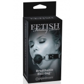 Черный кляп с дырочками Breathable Ball Gag - Pipedream - купить с доставкой в Набережных Челнах