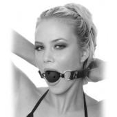 Черный кляп с дырочками Breathable Ball Gag - Pipedream - купить с доставкой в Набережных Челнах