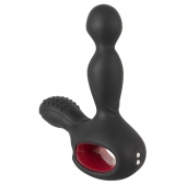 Черный вибромассажер простаты с нагревом и ротацией Prostate Plug - 14,5 см. - Orion - в Набережных Челнах купить с доставкой