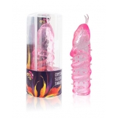 Закрытая рельефная насадка Crystal sleeve snakes в виде змеи с усиками - 14 см. - Erowoman-Eroman - в Набережных Челнах купить с доставкой