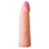 Фаллическая насадка на трусики харнесс - 17,5 см. - LOVETOY (А-Полимер) - купить с доставкой в Набережных Челнах