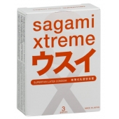 Ультратонкие презервативы Sagami Xtreme SUPERTHIN - 3 шт. - Sagami - купить с доставкой в Набережных Челнах