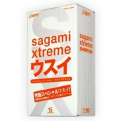 Ультратонкие презервативы Sagami Xtreme SUPERTHIN - 15 шт. - Sagami - купить с доставкой в Набережных Челнах