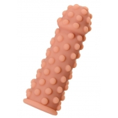 Телесная реалистичная насадка KOKOS Extreme Sleeve 02 с дополнительной стимуляцией - 12,7 см. - KOKOS - в Набережных Челнах купить с доставкой