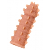 Телесная реалистичная насадка KOKOS Extreme Sleeve 04 с дополнительной стимуляцией - 12,7 см. - KOKOS - в Набережных Челнах купить с доставкой