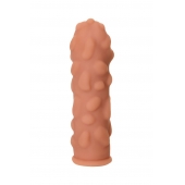Телесная реалистичная насадка KOKOS Extreme Sleeve 11 с дополнительной стимуляцией - 12,7 см. - KOKOS - в Набережных Челнах купить с доставкой