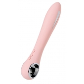 Розовый силиконовый вибратор с электростимуляцией GALVANI VIBE - 21 см. - ToyFa - купить с доставкой в Набережных Челнах
