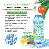 Очищающий спрей для игрушек CLEAR TOY Tropic - 100 мл. - Биоритм - купить с доставкой в Набережных Челнах