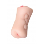 Телесный двусторонний мастурбатор Rich Fruit - вагина и анус - ToyFa - в Набережных Челнах купить с доставкой