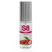 Смазка на водной основе S8 Flavored Lube со вкусом вишни - 50 мл. - Stimul8 - купить с доставкой в Набережных Челнах