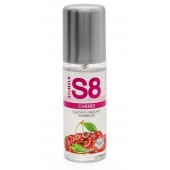 Смазка на водной основе S8 Flavored Lube со вкусом вишни - 125 мл. - Stimul8 - купить с доставкой в Набережных Челнах