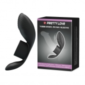 Черное кольцо на пенис с вибрацией Vibration Penis Sleeve - Baile - в Набережных Челнах купить с доставкой
