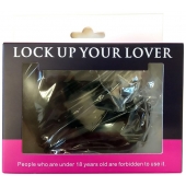 Черные меховые наручники Love с ключиками - Baile - купить с доставкой в Набережных Челнах