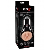 Телесный вибромастурбатор-вагина Cock Compressor Vibrating Stroker - Pipedream - в Набережных Челнах купить с доставкой