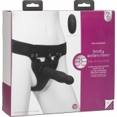 Черный полый вибрострапон Body Extensions BE Aroused - 17,78 см. - Doc Johnson - купить с доставкой в Набережных Челнах