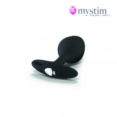 Черная пробка Mystim Rocking Vibe S с возможностью подключения к электростимулятору - 9,7 см. - MyStim - купить с доставкой в Набережных Челнах