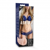 Телесный мастурбатор-вагина с вибропулей Ashley - Blush Novelties - в Набережных Челнах купить с доставкой