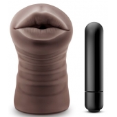Коричневый мастурбатор-ротик Heather - Blush Novelties - в Набережных Челнах купить с доставкой