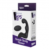 Черный вибромассажер простаты REMOTE BOOTY PLEASER - Dream Toys - в Набережных Челнах купить с доставкой
