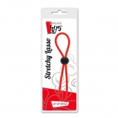 Красное эрекционное лассо с одной бусиной-утяжкой STRETCHY THIN LASSO - Dream Toys - в Набережных Челнах купить с доставкой