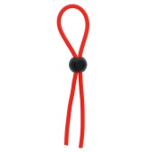 Красное эрекционное лассо с одной бусиной-утяжкой STRETCHY THIN LASSO - Dream Toys - в Набережных Челнах купить с доставкой