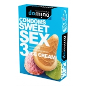 Презервативы для орального секса DOMINO Sweet Sex с ароматом мороженого - 3 шт. - Domino - купить с доставкой в Набережных Челнах
