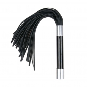 Черная плеть Easytoys Flogger With Metal Grip - 38 см. - Easy toys - купить с доставкой в Набережных Челнах