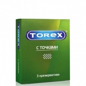 Текстурированные презервативы Torex  С точками  - 3 шт. - Torex - купить с доставкой в Набережных Челнах