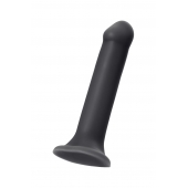 Черный фаллос на присоске Silicone Bendable Dildo XL - 20 см. - Strap-on-me - купить с доставкой в Набережных Челнах