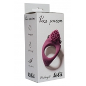 Бордовое эрекционное виброкольцо Pure Passion Midnight - Lola Games - в Набережных Челнах купить с доставкой