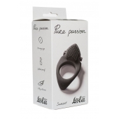 Черное эрекционное виброкольцо Pure Passion Sunset - Lola Games - в Набережных Челнах купить с доставкой