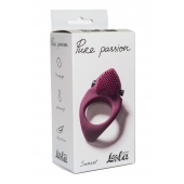 Бордовое эрекционное виброкольцо Pure Passion Sunset - Lola Games - в Набережных Челнах купить с доставкой