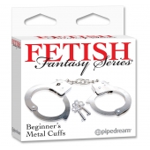 Металлические наручники Beginner s Metal Cuffs - Pipedream - купить с доставкой в Набережных Челнах