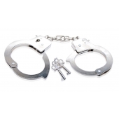 Металлические наручники Beginner s Metal Cuffs - Pipedream - купить с доставкой в Набережных Челнах
