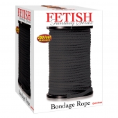 Черная веревка для связывания Bondage Rope - 60,9 м. - Pipedream - купить с доставкой в Набережных Челнах