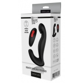 Черный вибромассажер простаты SWIRLING P-PLEASER - Dream Toys - в Набережных Челнах купить с доставкой