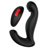 Черный вибромассажер простаты SWIRLING P-PLEASER - Dream Toys - в Набережных Челнах купить с доставкой