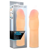 Телесная насадка-удлинитель на пенис PERFORMANCE 1.5INCH COCK XTENDER - 16 см. - Blush Novelties - в Набережных Челнах купить с доставкой
