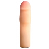 Телесная насадка-удлинитель на пенис PERFORMANCE 1.5INCH COCK XTENDER - 16 см. - Blush Novelties - в Набережных Челнах купить с доставкой
