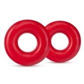 Набор из 2 красных эрекционных колец DONUT RINGS OVERSIZED - Blush Novelties - в Набережных Челнах купить с доставкой