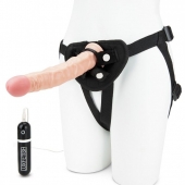 Регулируемые трусики с вибрирующей насадкой - 21 см. - Lux Fetish - купить с доставкой в Набережных Челнах